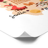 Poster Carte de voyage Espagne (Coin)