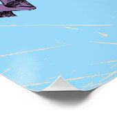 Poster Carte De Voyage Illustrée De Hawaii (Coin)