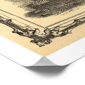 Poster Carte de Washington DC et Georgetown 1862 (Coin)