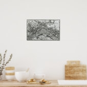 Poster Carte de Westminster de 'Speculum Britannia' (Cuisine)