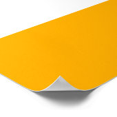 Poster Carte d'embarquement - Jaune (Coin)