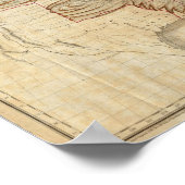 Poster Carte des aigle des États-Unis (Coin)