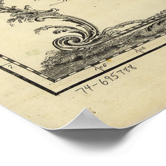 Poster Carte des Antilles par Thomas Bowen (1774) (Coin)