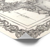 Poster Carte des antiquités de la Caroline du Sud (Coin)