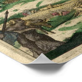 Poster Carte des antiquités vintage (Coin)