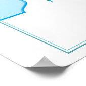 Poster Carte des attractions de Grove OK (Coin)