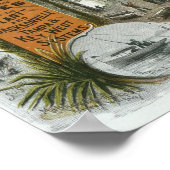 Poster Carte des cantons, Floride (Coin)