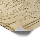 Poster Carte des Caracas (Coin)