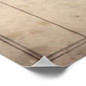 POSTER CARTE DES COMMERÇANTS OHIO RIVER VALLEY 1753 (Coin)