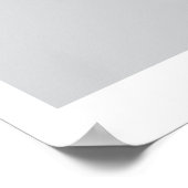 Poster Carte des comtés de Californie avec noms de comtés (Coin)