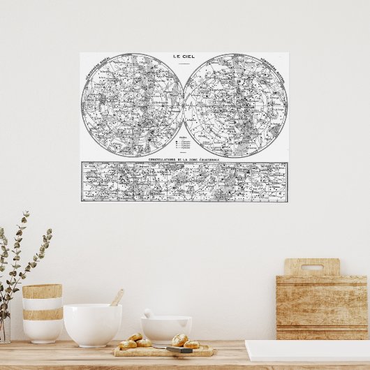 Poster Carte des configurations (Cuisine)