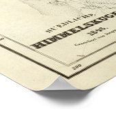 Poster Carte des constellations 2 (Coin)