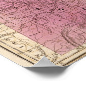 Poster Carte des États occidentaux (Coin)