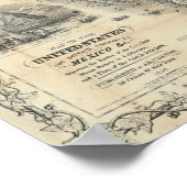 Poster Carte Des États-Unis (Coin)