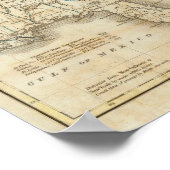 Poster Carte Des États-Unis 3 (Coin)