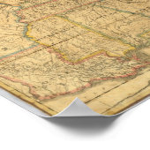 Poster Carte des États-Unis 6 (Coin)