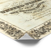 Poster Carte des États-Unis d'Amérique (Coin)