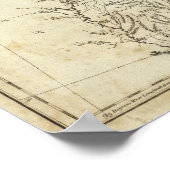 Poster Carte des États-Unis d'Amérique 3 (Coin)