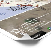 Poster Carte des étoiles de Chan Chan Orion (Coin)