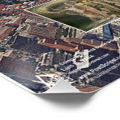 Poster Carte des étoiles de Manhattan Orion (Coin)