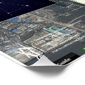 Poster Carte des étoiles de Sanzchaocun Orion (Coin)