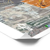 Poster Carte des étoiles Laodicea Orion (Coin)