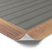 Poster Carte des lettres grises Signer un message personn (Coin)