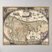 Poster Carte des Pays-Bas (Devant)