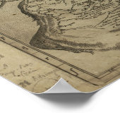 Poster Carte des Pays-Bas 1583 - Leo Belgicus (Coin)