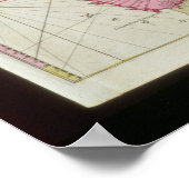 Poster Carte des pays d'Afrique (Coin)