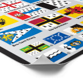 Poster Carte des pays historiques de Bretagne (Coin)