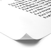 Poster Carte des places de l'Eucalyptus (Coin)