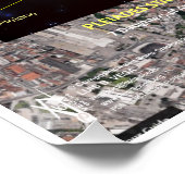 Poster Carte des pléiades de Rio de Janeiro (Coin)