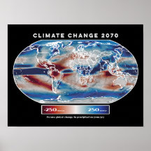 Carte des pluies du changement climatique