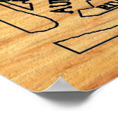 Poster Carte des quartiers de Nola-Hood New Orleans (Coin)