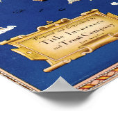 Poster Carte des Ranchos espagnols et mexicains de Los An (Coin)