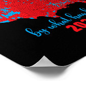 Poster Carte des résultats des élections de 2024 (Coin)