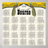 Poster Carte des sièges Inséparables de la marine et de l (Devant)