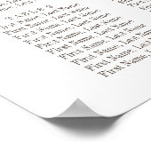 Poster Carte des sièges Mariages de la Floride rouge de B (Coin)