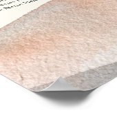 Poster Carte des sièges Mariages du désert de Sierra Dusk (Coin)