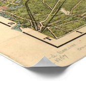 Poster Carte des transports de Berlin 1907 – Carte d'Alle (Coin)