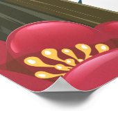 Poster Carte des vacances de Panama River (Coin)