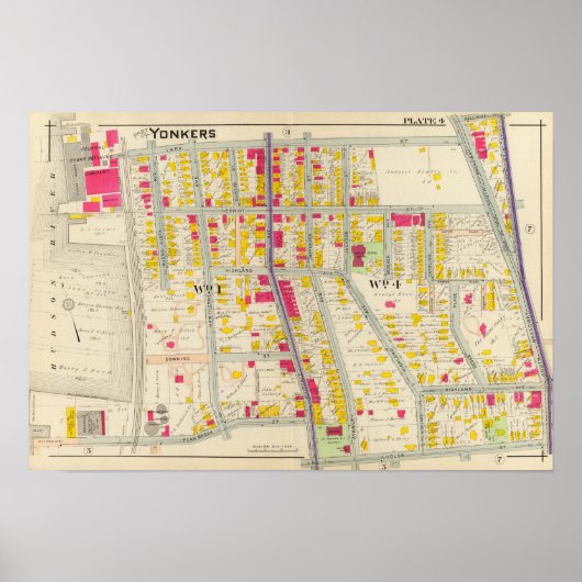 Poster Carte des Yonkers (Devant)