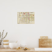 Poster Carte des Yonkers Atlas (Cuisine)