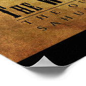 Poster Carte Destin (Coin)