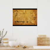 Poster Carte Destin (Cuisine)