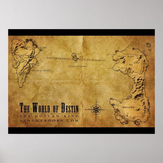 Poster Carte Destin (Devant)