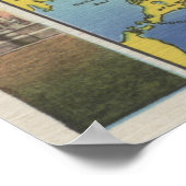 Poster Carte détaillée du Pèlerin (Coin)