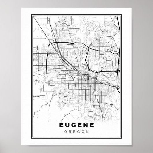 Poster Carte d'Eugene (Devant)