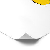 Poster Carte Deutschland - Drapeau allemand - Allemagne V (Coin)